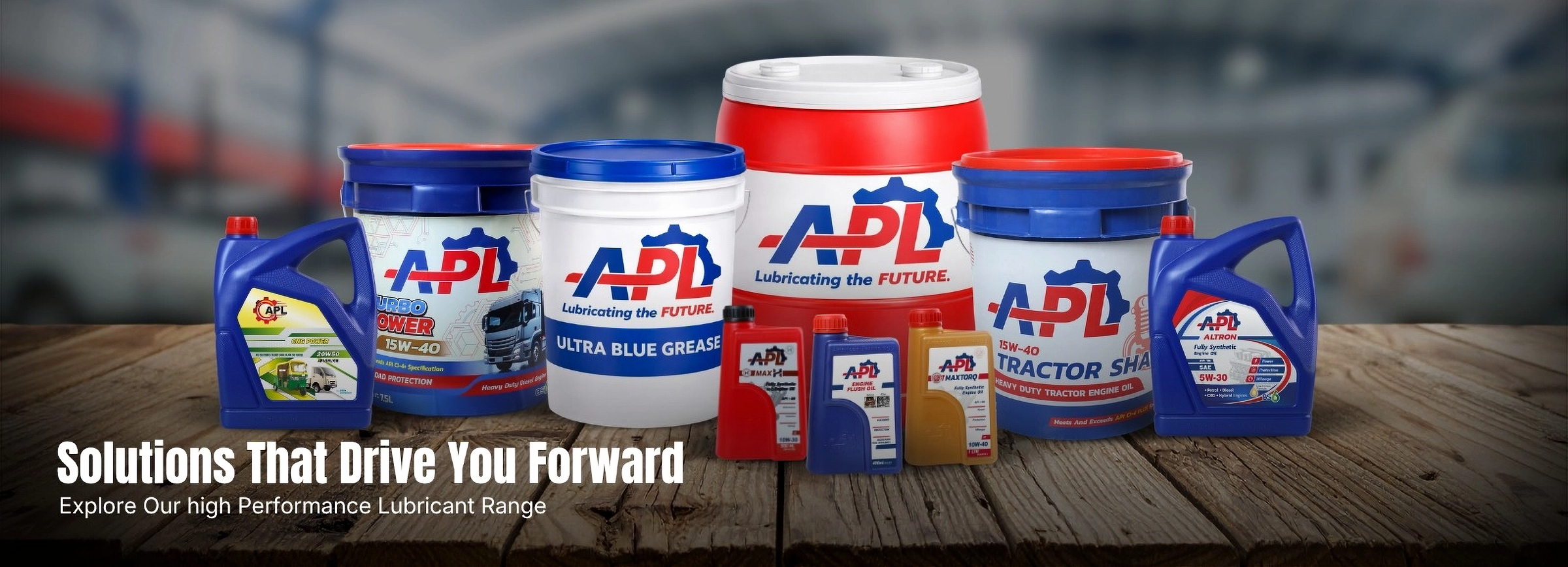 Solutions That Drive You Forward — explore our high performance lubricant range